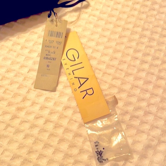 NWT Cache evening gown.  Black.  Backless. Beaded. Size 10.Sexy Bling. - Picture 6 of 16